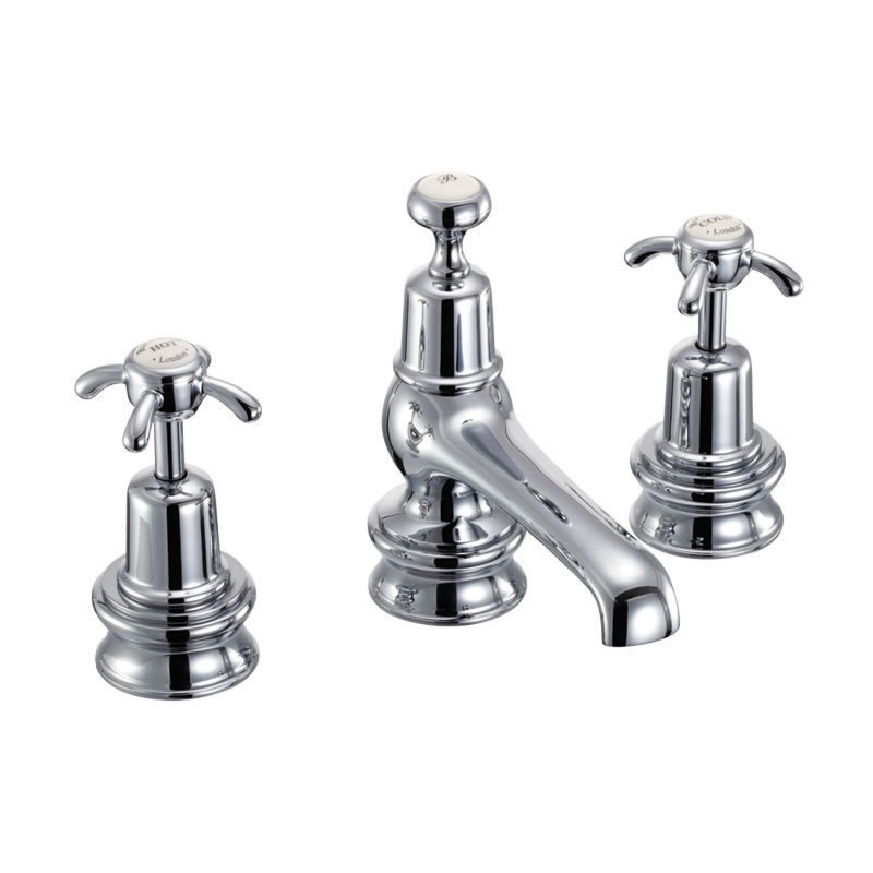 Anglesey Medici Regent 3 tap hole mixer with pop up waste 